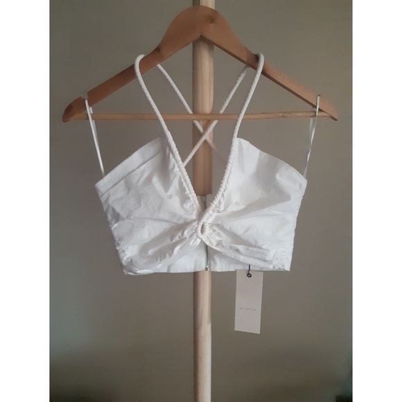 BEC + BRIDGE Eli Crop Top White *Size 6 Nwt* - Picture 4 of 9